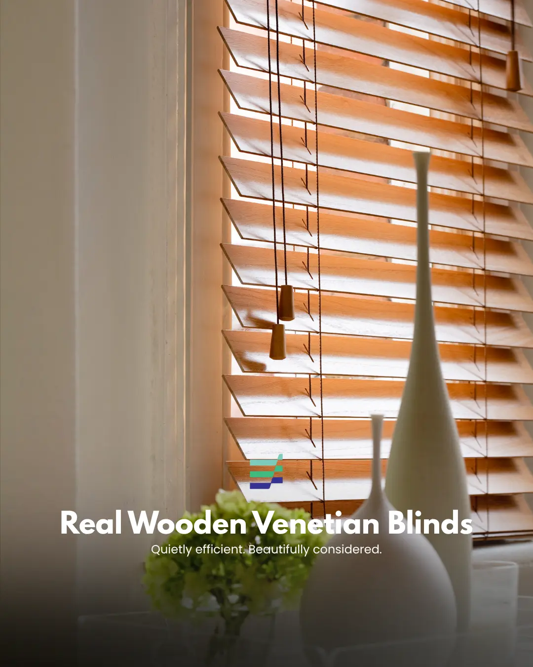 Real Wooden Venetian Blinds